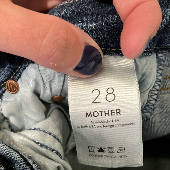 Mother The Looker Ankle Fray Hot Springs - Picture 3 of 9